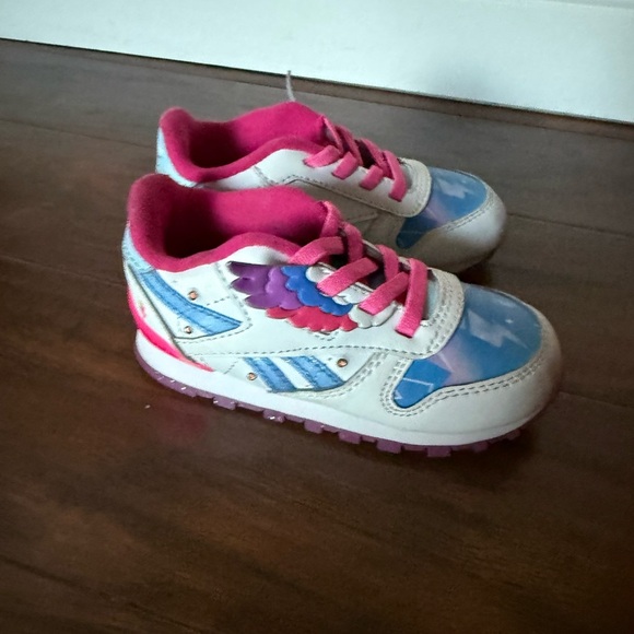Reebok My Little Pony Zip Storm Light up/Flash Pink and Blue Sneakers-Size 7 - Picture 2 of 15